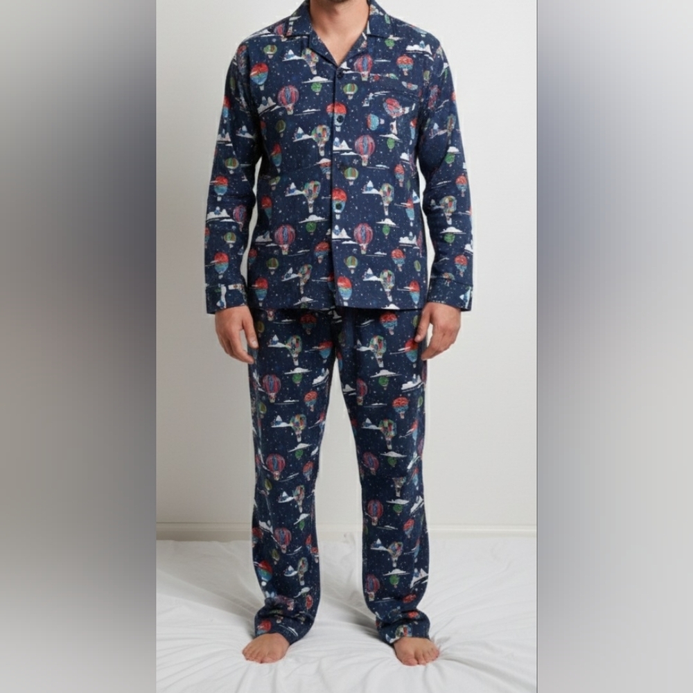 Wondershop Men's Holiday Christmas Pajamas Set Long Sleeve - Size Large
